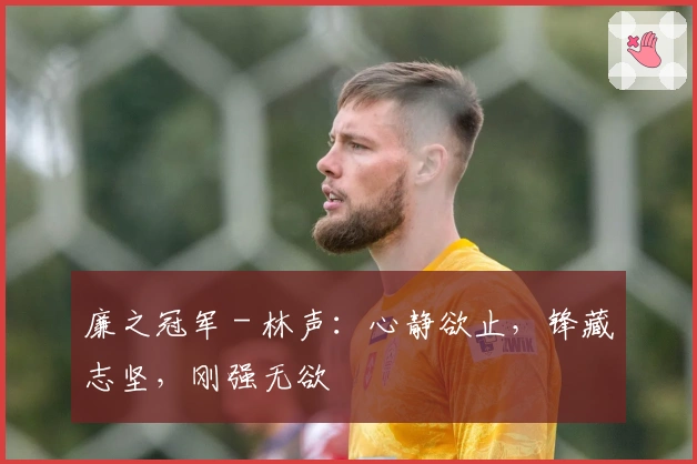 廉之冠军 - 林声：心静欲止，锋藏志坚，刚强无欲